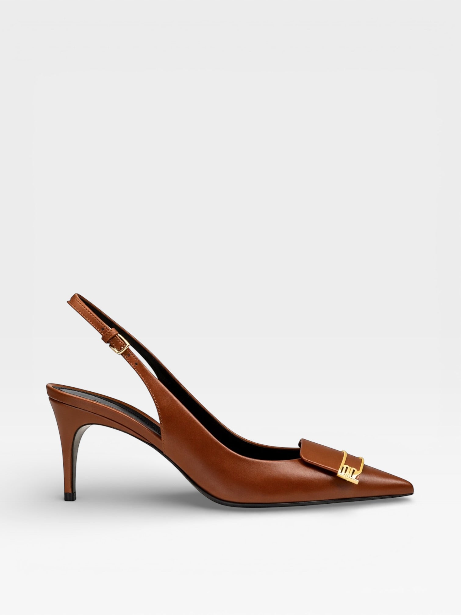 Sergio Rossi Slingbacks 75 Caramel – Azur Shoes