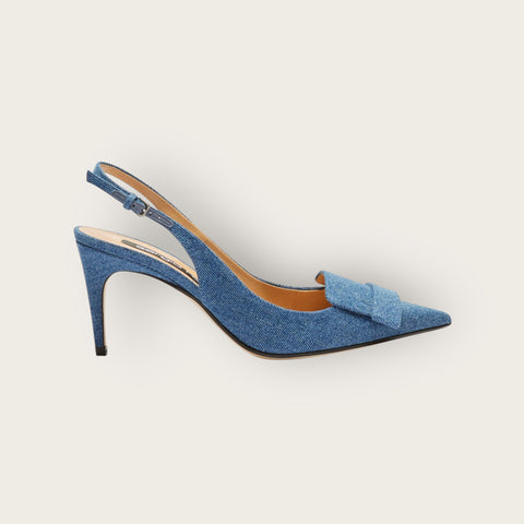 Sergio Rossi Slingbacks Sr1 75 Denim