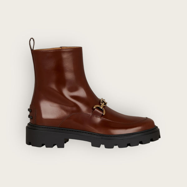 Tod's T-Clamp Ankle Boots Brown