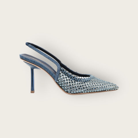 Le Silla Slingbacks Gilda 60 Denim