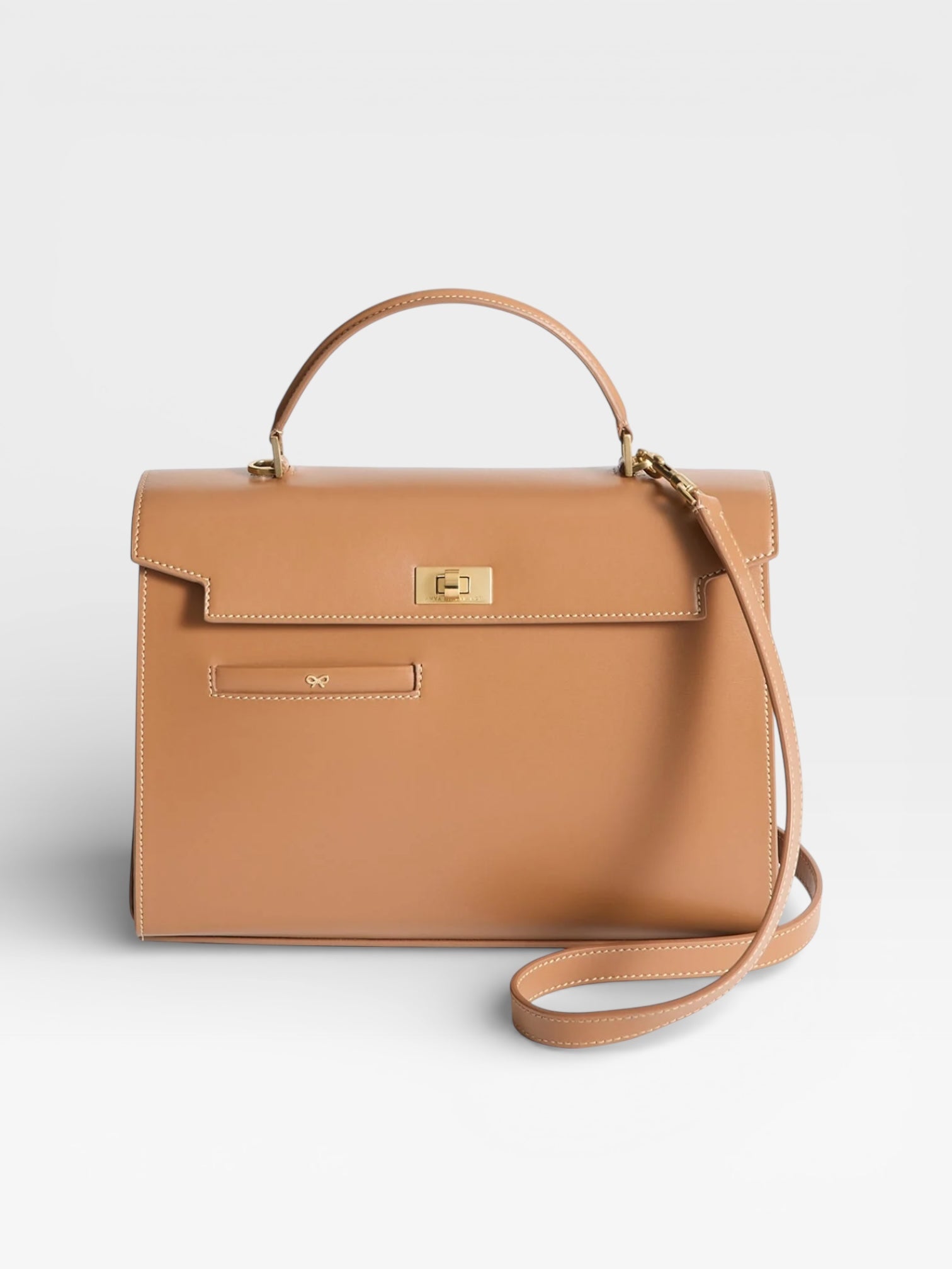 Anya Hindmarch Mortimer Top Handle Camel