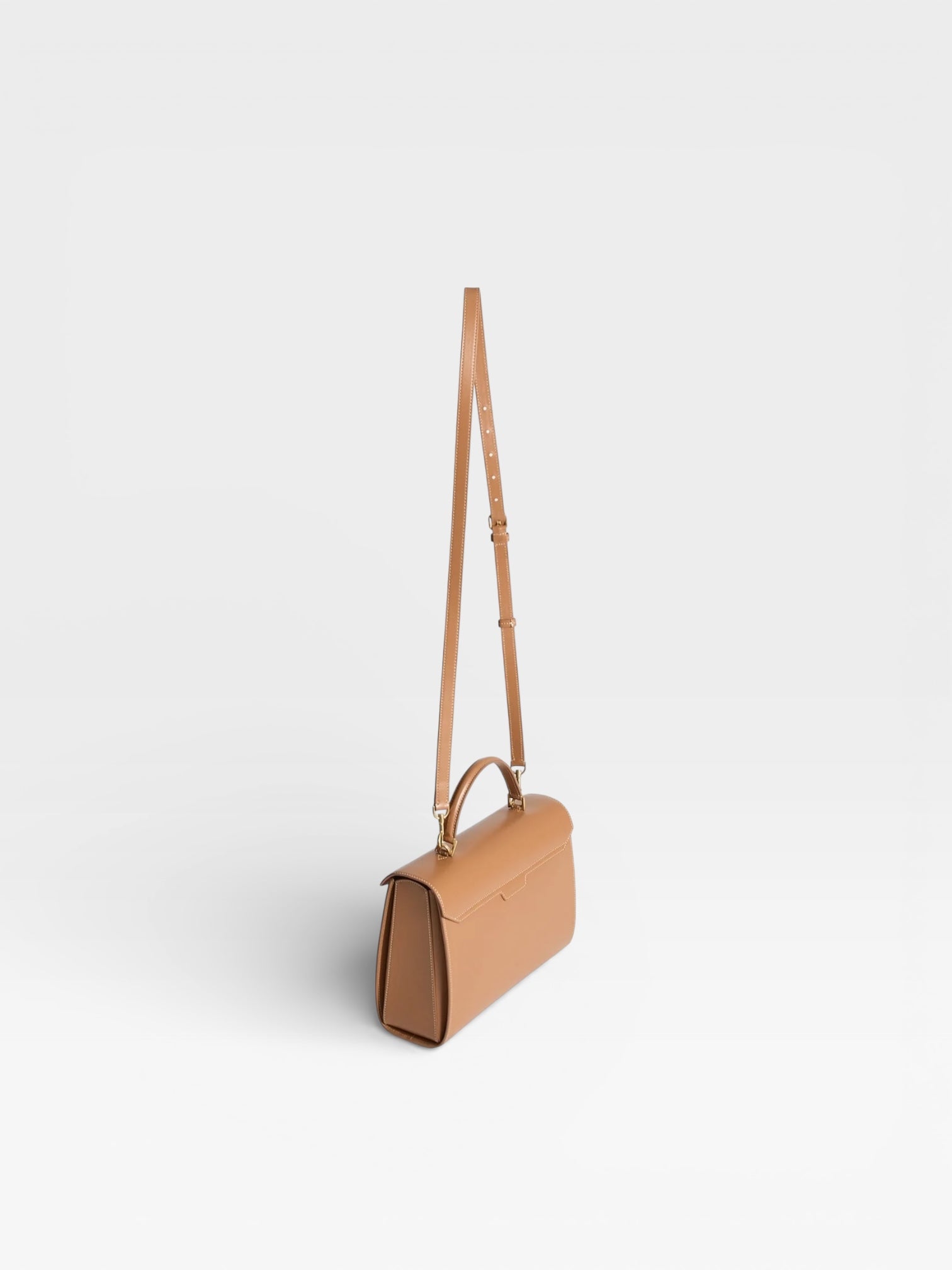 Anya Hindmarch Mortimer Top Handle Camel
