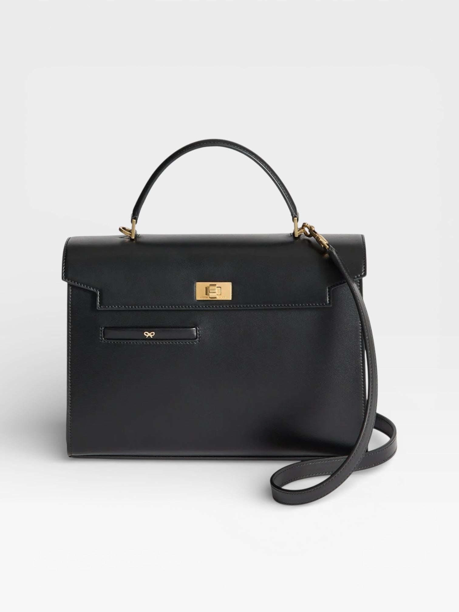 Anya Hindmarch Mortimer Top Handle Black