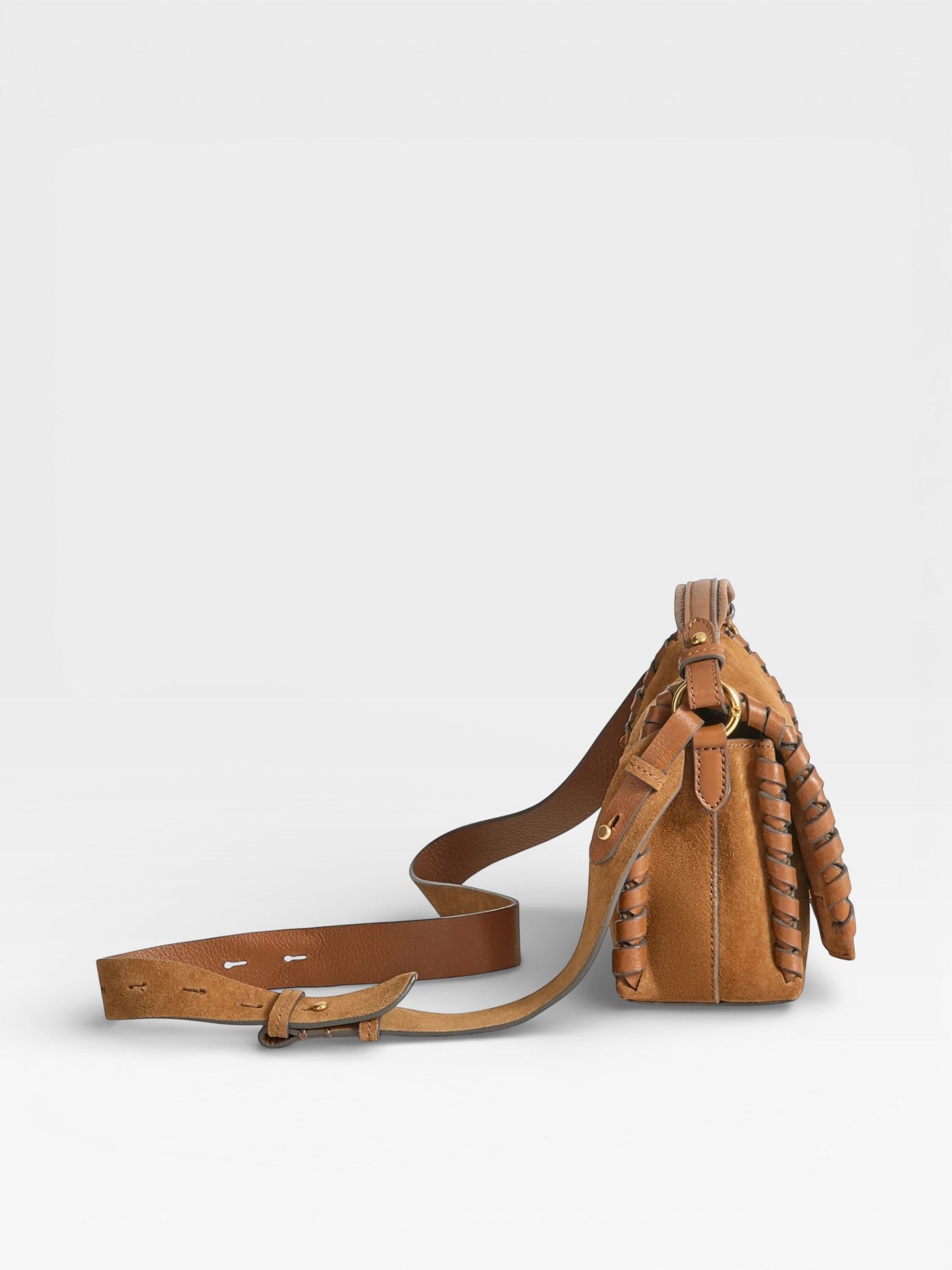 Anya Hindmarch Mortimer Whipstitch Cross-body Camel – Azur Shoes
