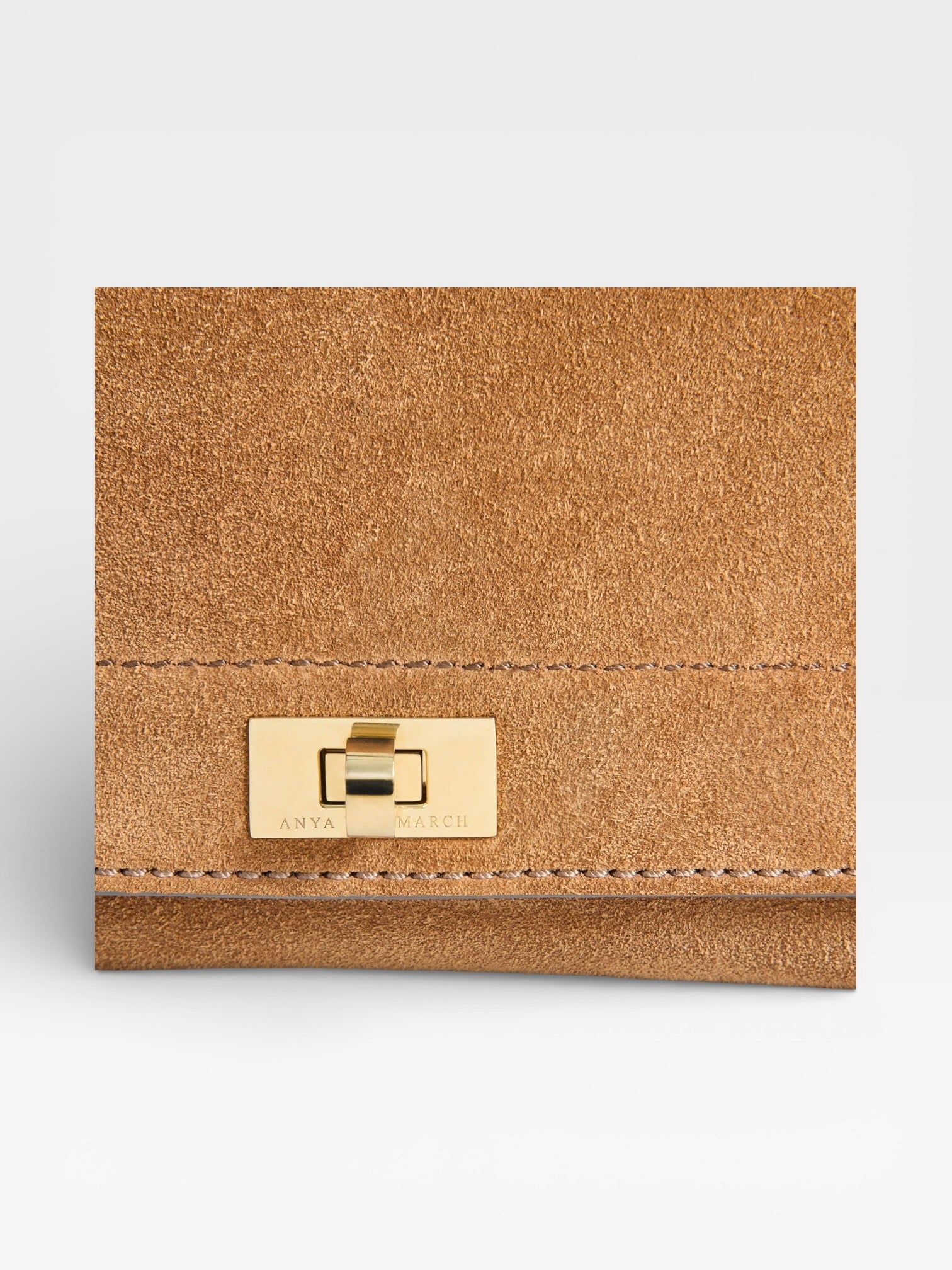 Anya Hindmarch Mortimer Whipstitch Cross-body Camel – Azur Shoes