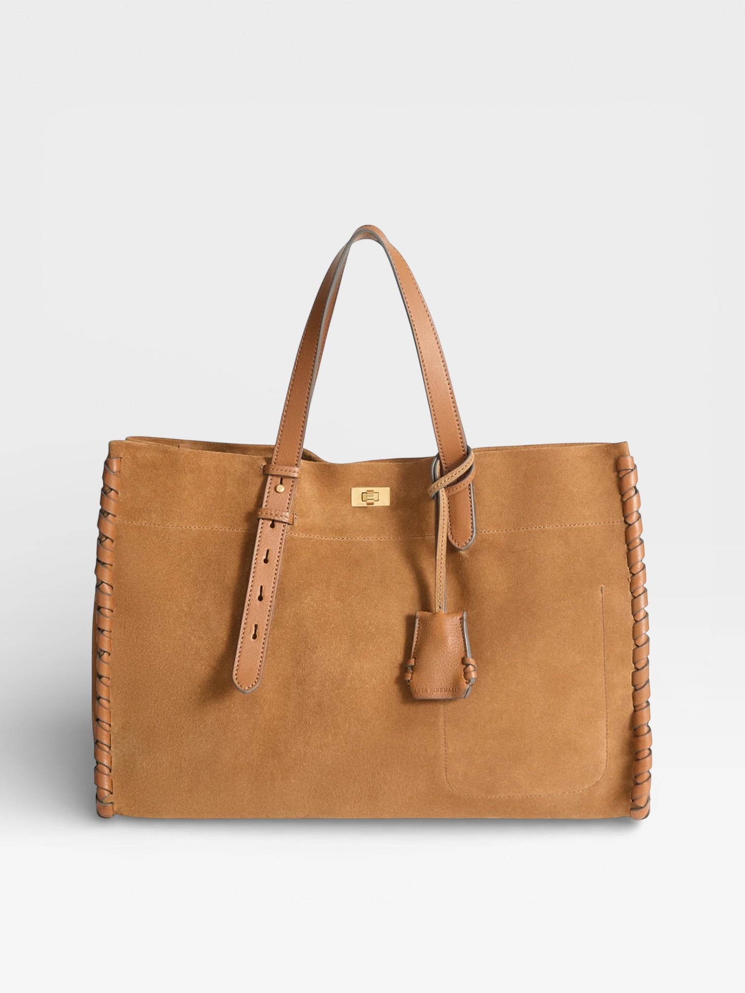 Anya Hindmarch Mortimer Whipstitch Tote Camel