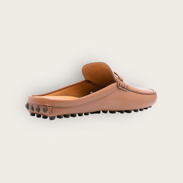 Tod's Gommino Mules Cognac