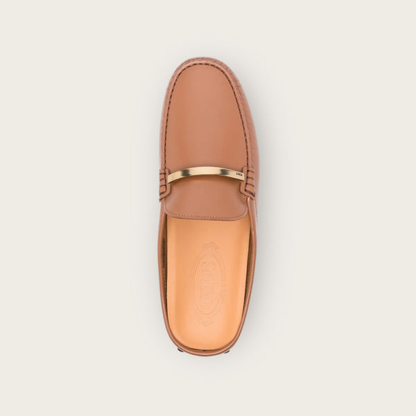 Tod's Gommino Mules Cognac