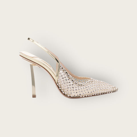 Le Silla Slingbacks Gilda 80 Gold