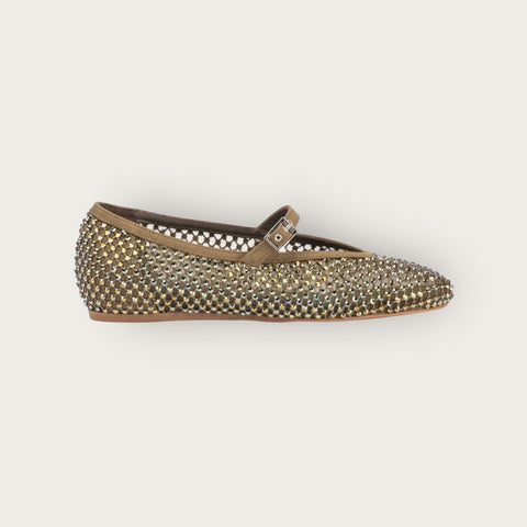 Le Silla Gilda Ballet Flats Khaki