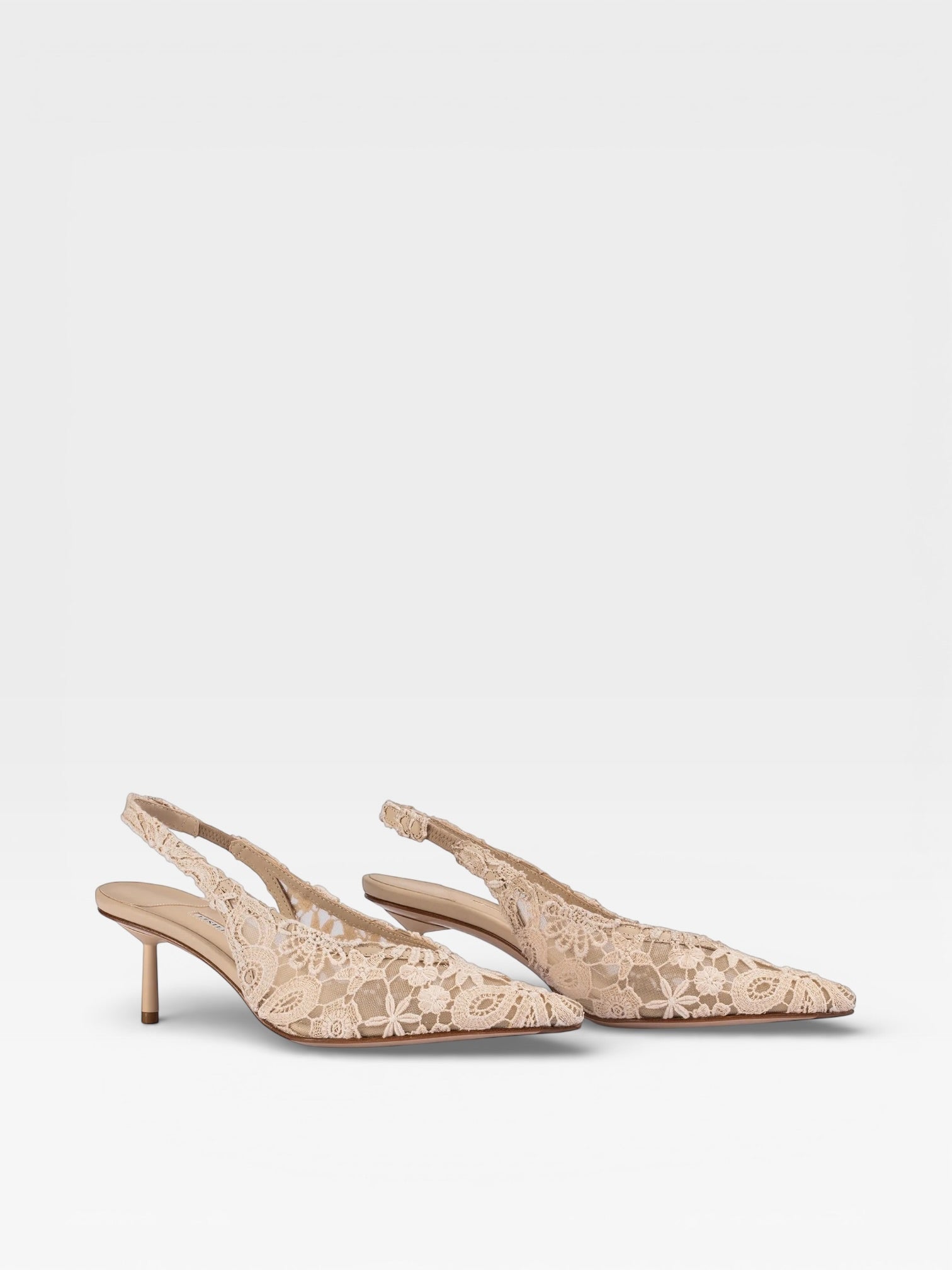 Le Silla Slingbacks Clivage 60 Nude