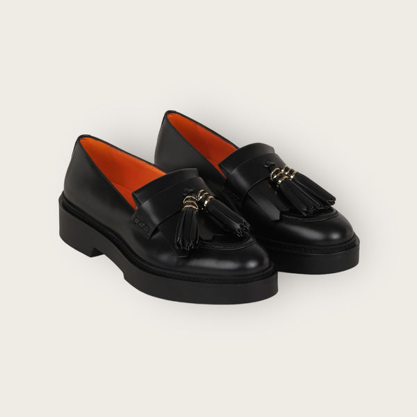 Santoni Loafers Black