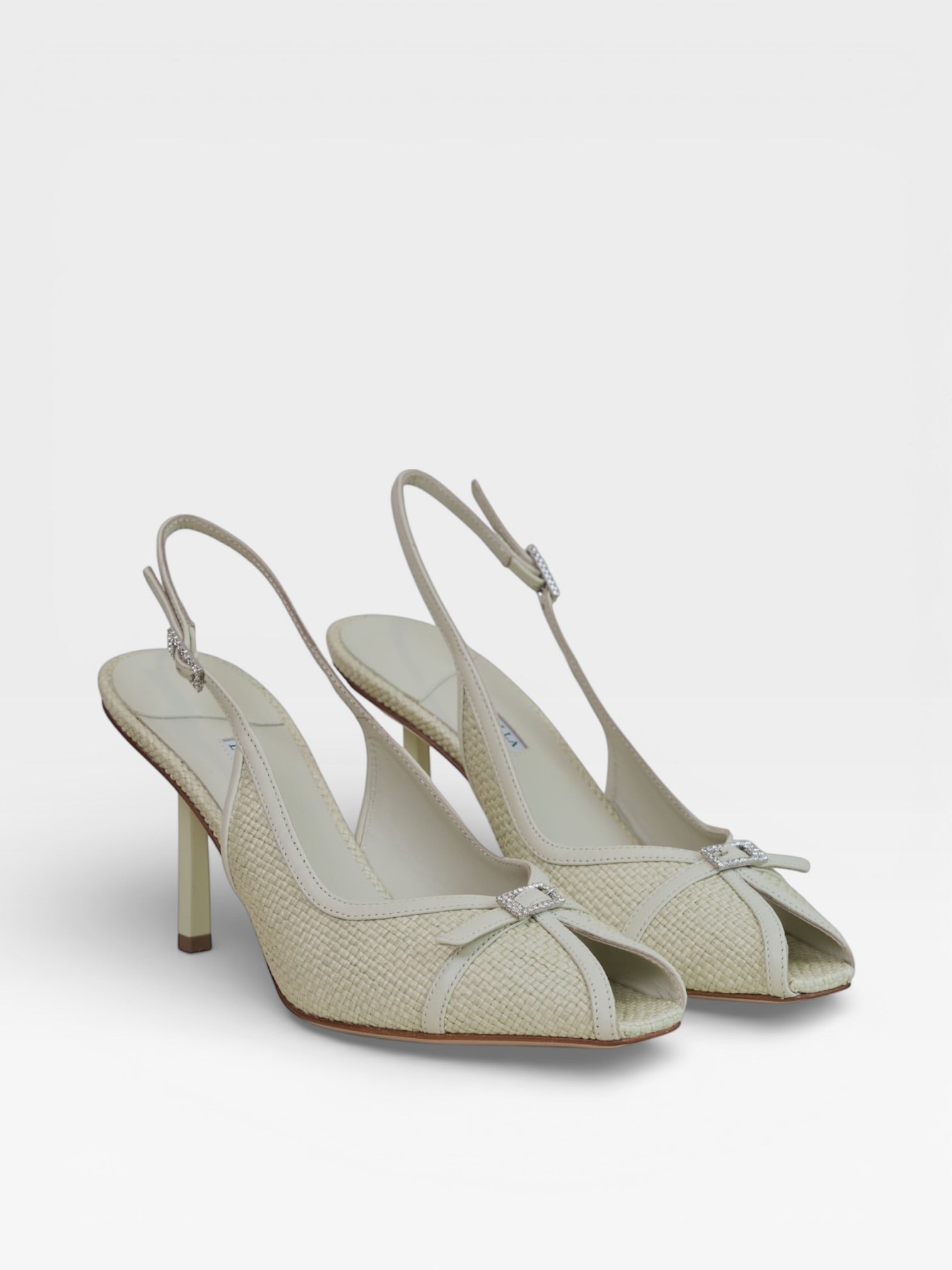 Le Silla Slingbacks Vittoria 80 Light Green