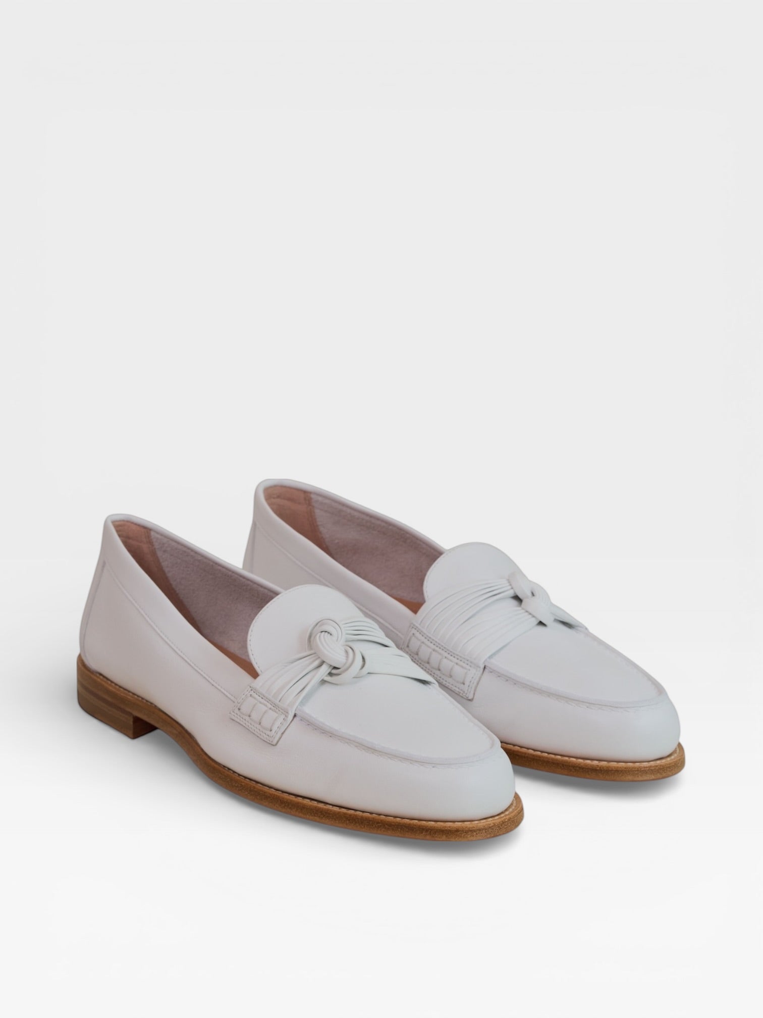 Santoni Loafers White