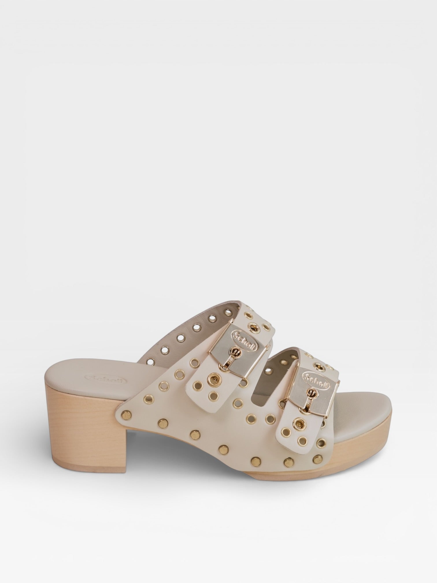 Scholl Sandals Pescura Ibiza 2 Straps Ring Off White