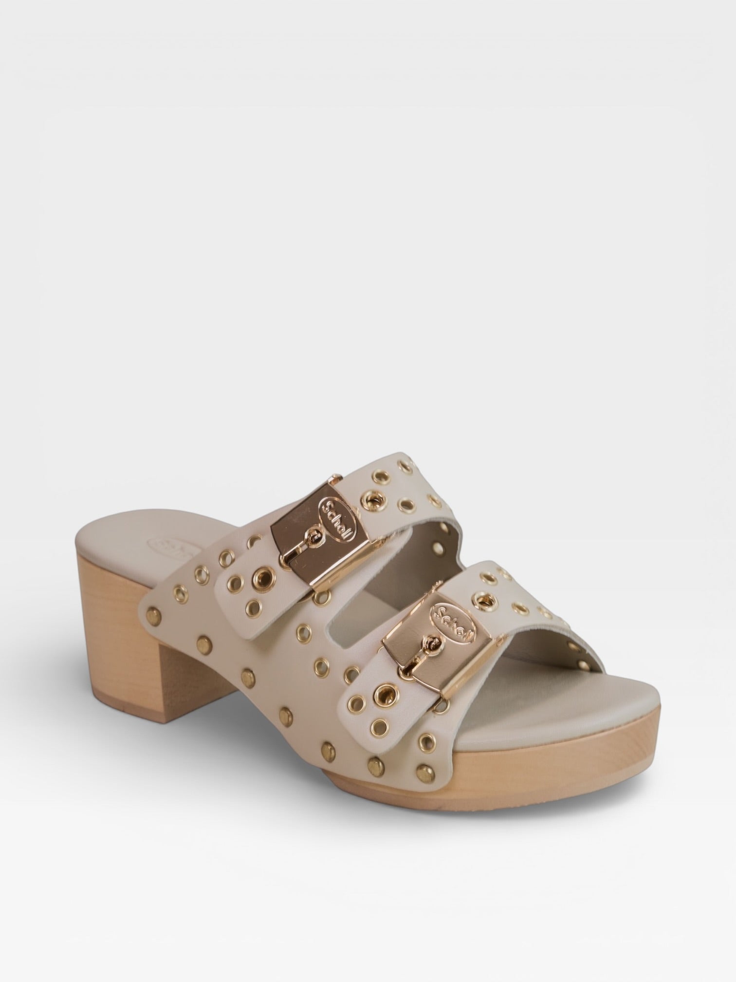 Scholl Sandals Pescura Ibiza 2 Straps Ring Off White