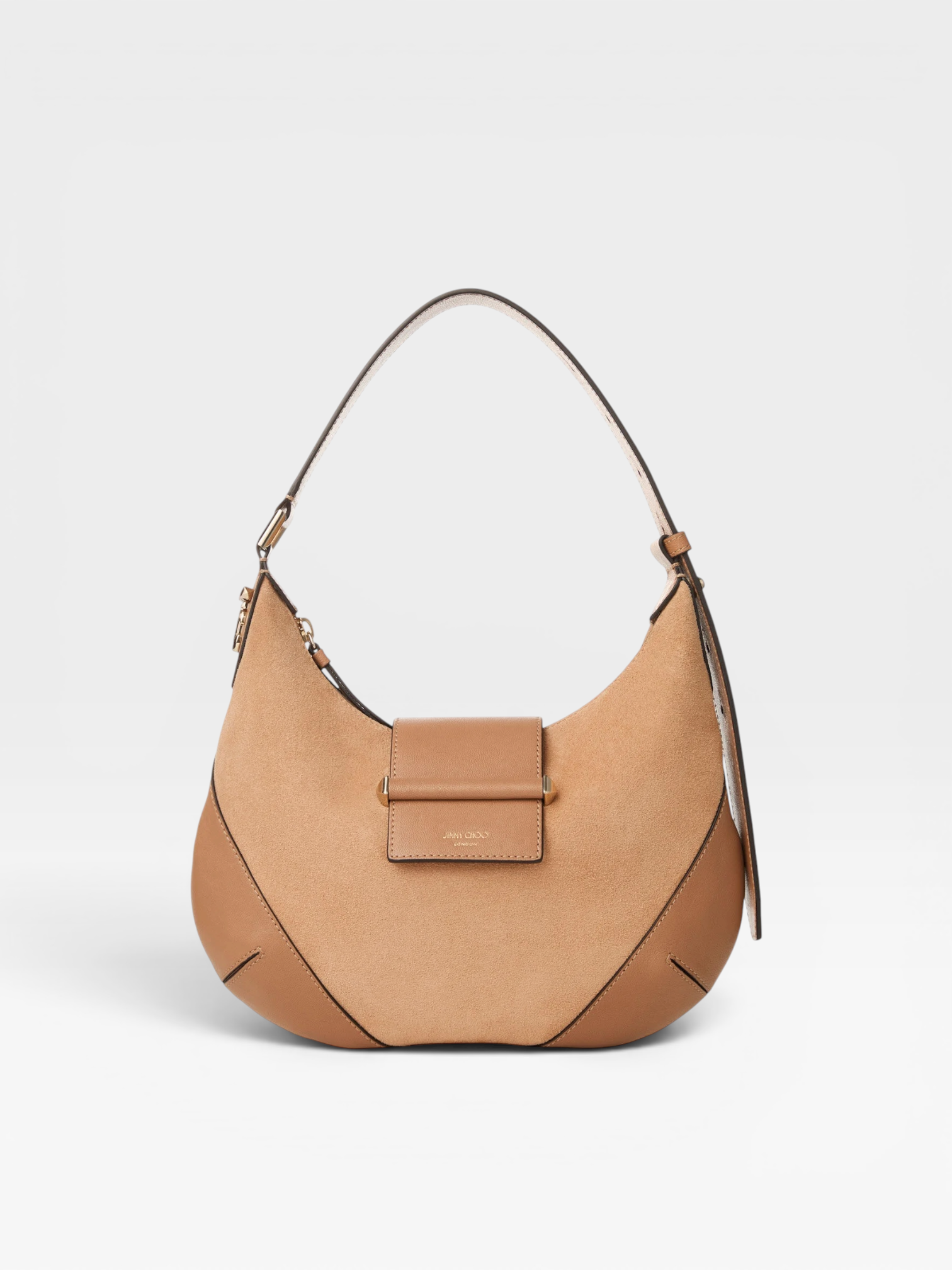 Jimmy Choo Bar Hobo Small Cognac
