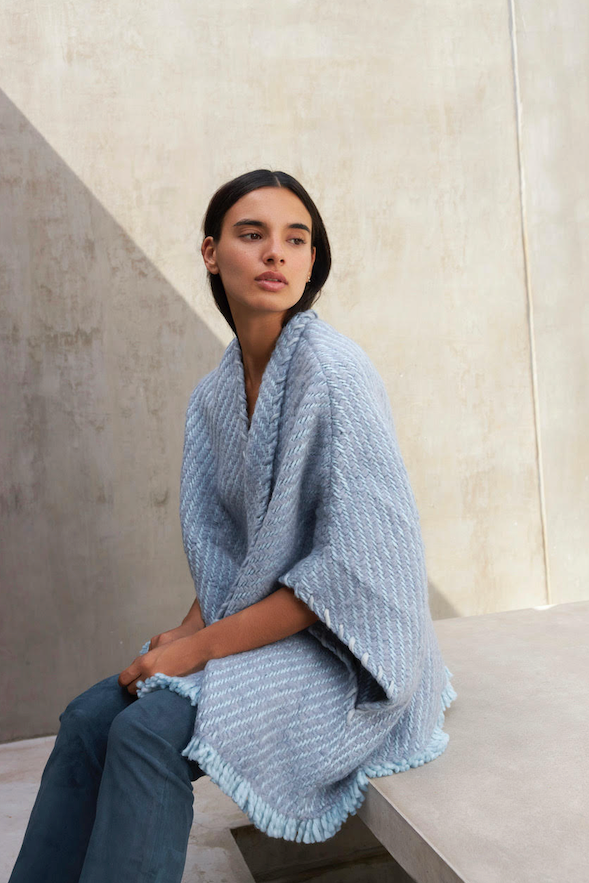 Wehve Lose Cardigan Bella Chalk Blue