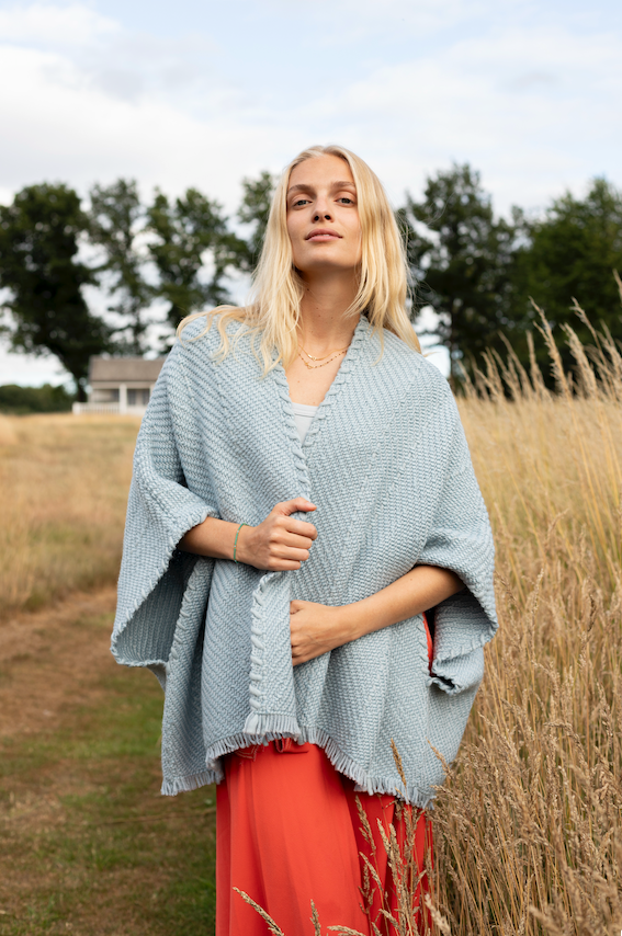 Wehve Lose Cardigan Bella Blue Chalk