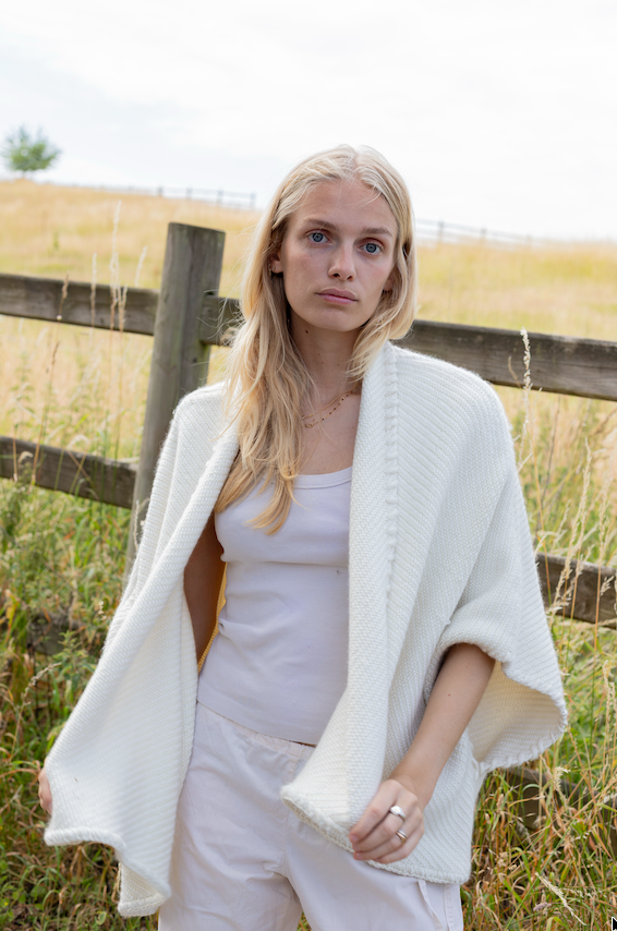 Wehve Lose Cardigan Luna Ivory