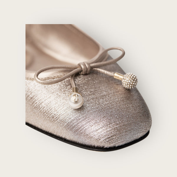 Jimmy Choo Elme Flat Nude