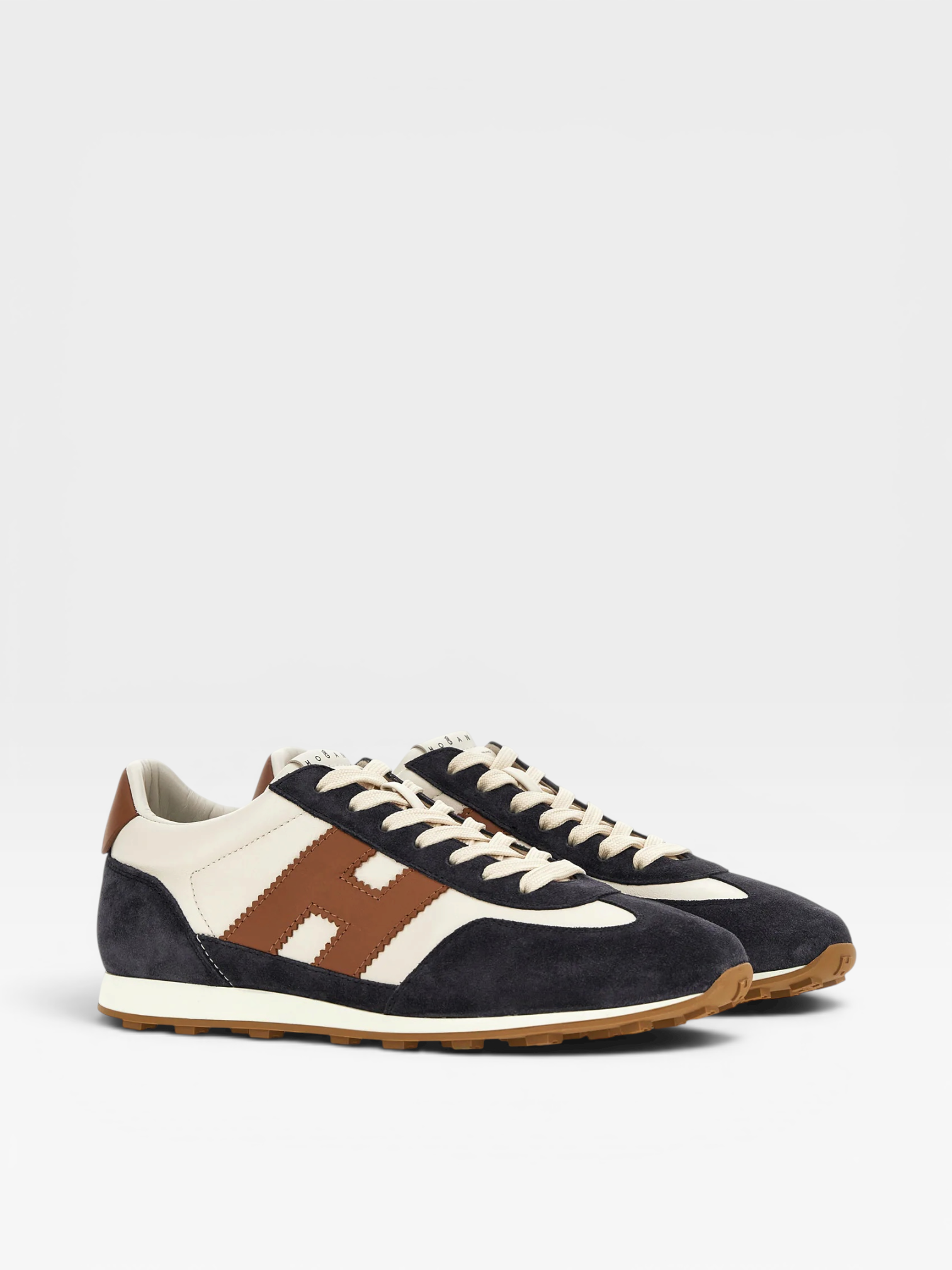 Hogan Athletic Ivory Blue Brown