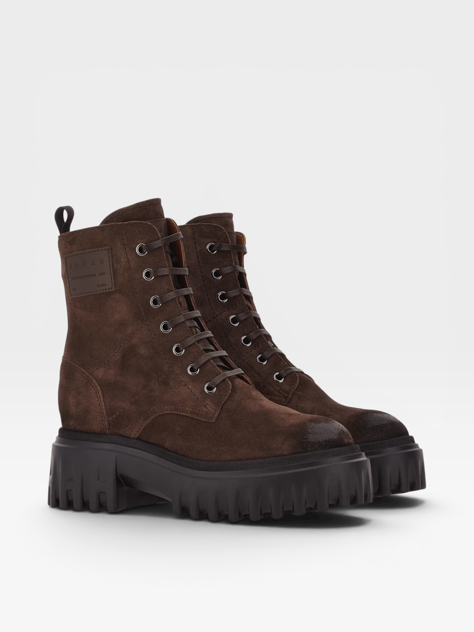 Hogan Ankle Boots H700 Brown