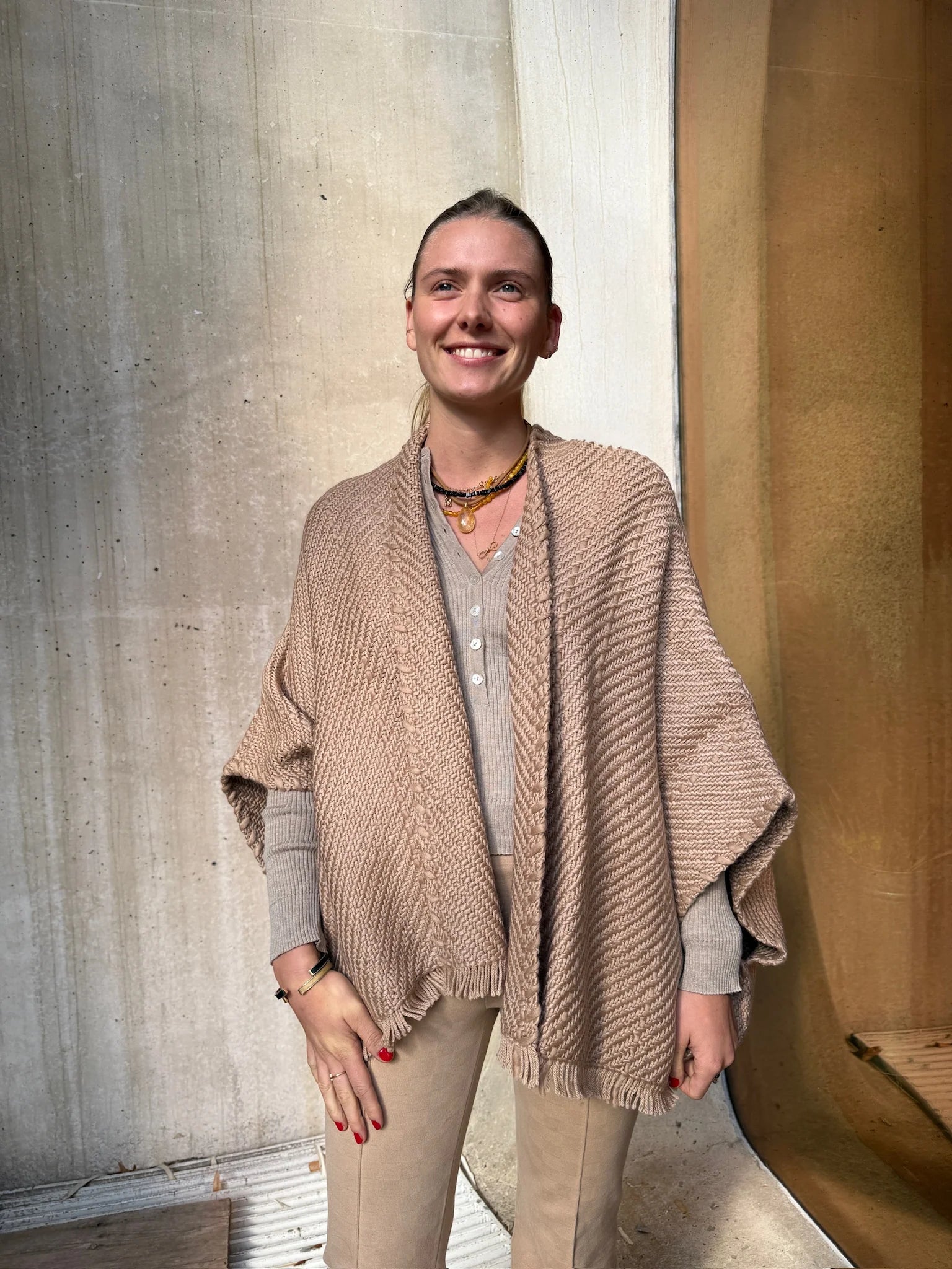 Wehve Lose Cardigan Bella Mocha Dust