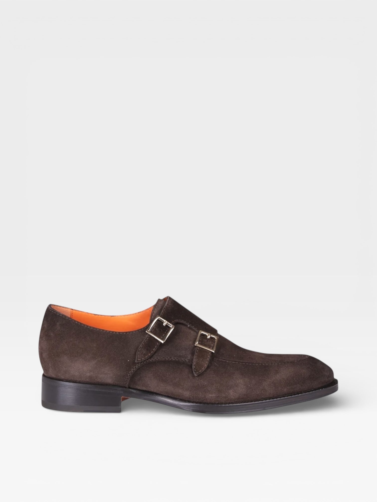 Santoni Double-Buckle Brown
