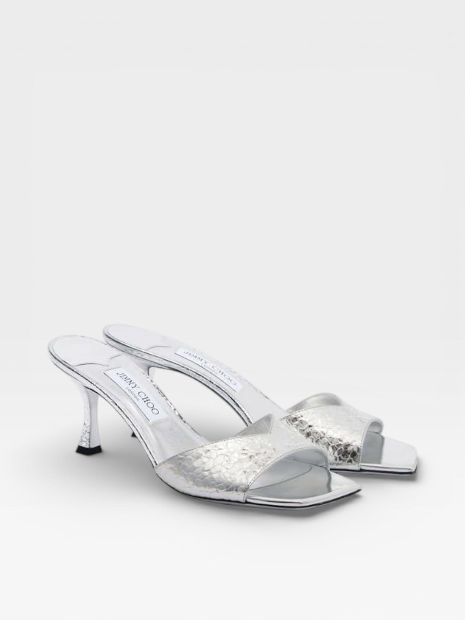 Jimmy Choo Sandals Skye 70 Silver