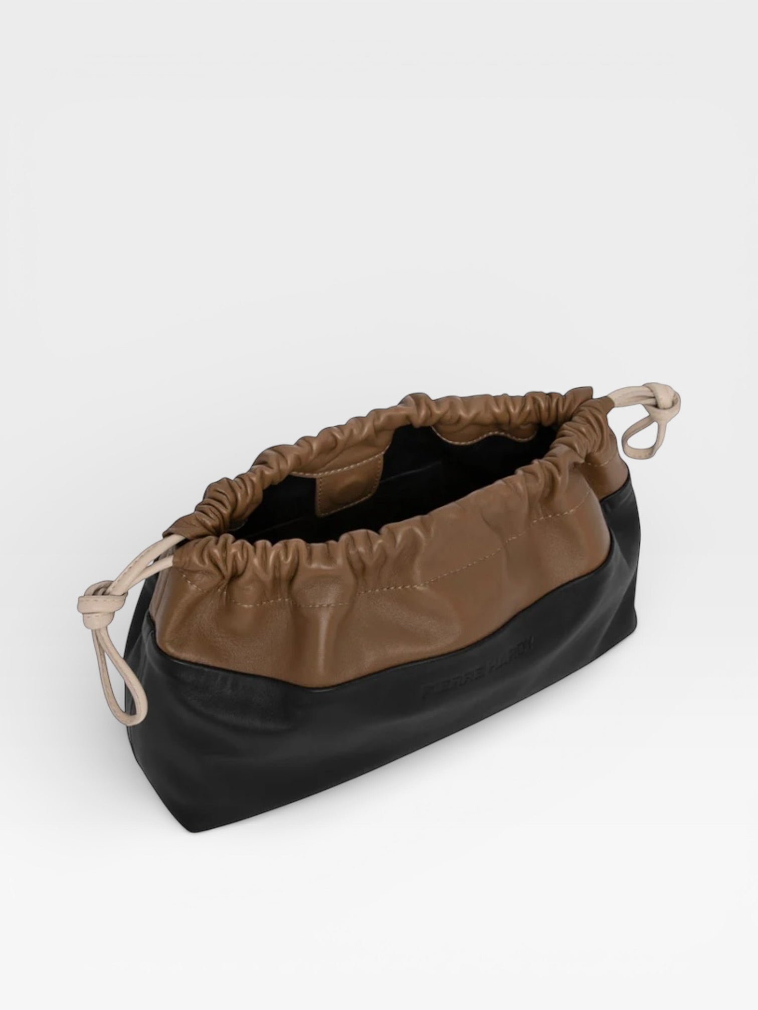 Pierre Hardy Twin Clutch Camel