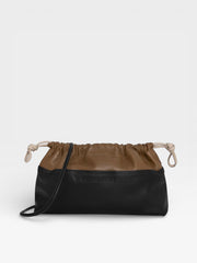 Pierre Hardy Twin Clutch Camel