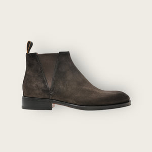 Santoni Alfie suede chunky-sole boots - Brown