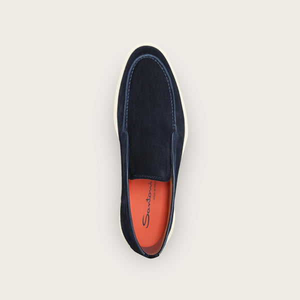 Santoni Desert Boots Navy