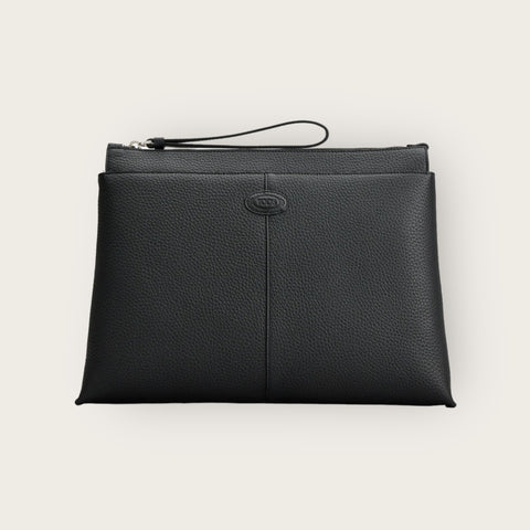 Tod's Document Holder Pouch Black