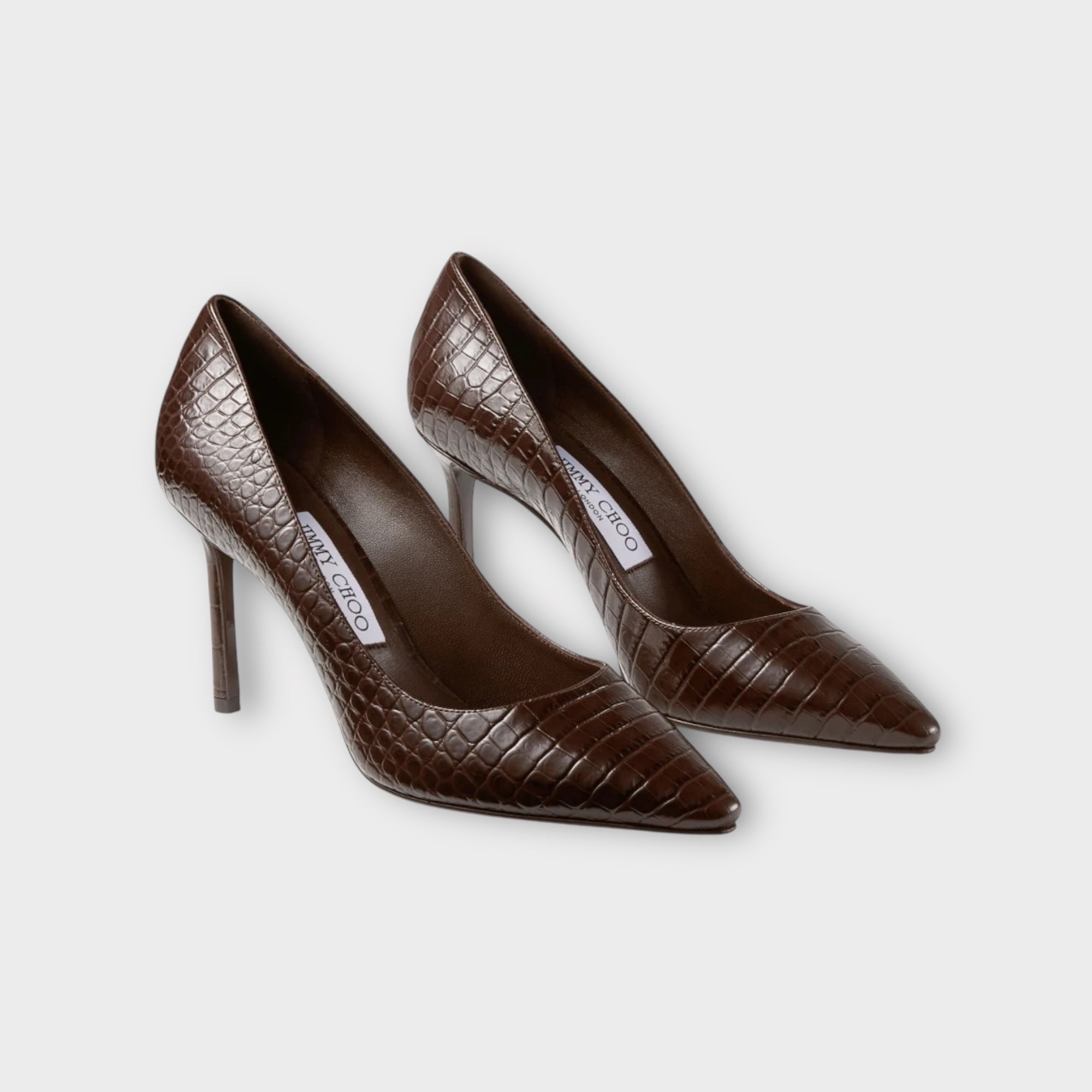 Jimmy Choo Pumps Romy 85 Chocolat Brown – Azur Shoes