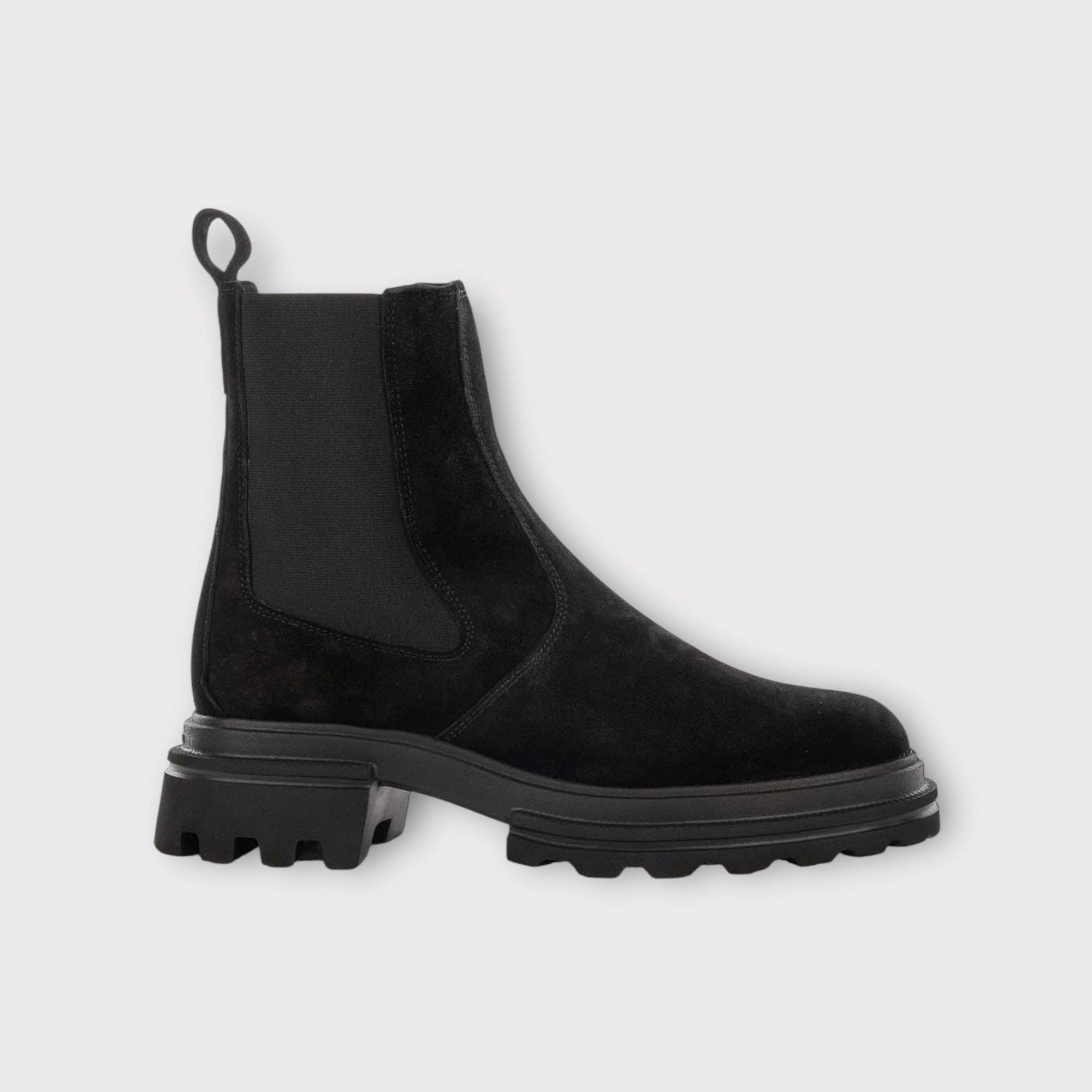 Hogan Chelsea Ankle Boots 10 Storey Black