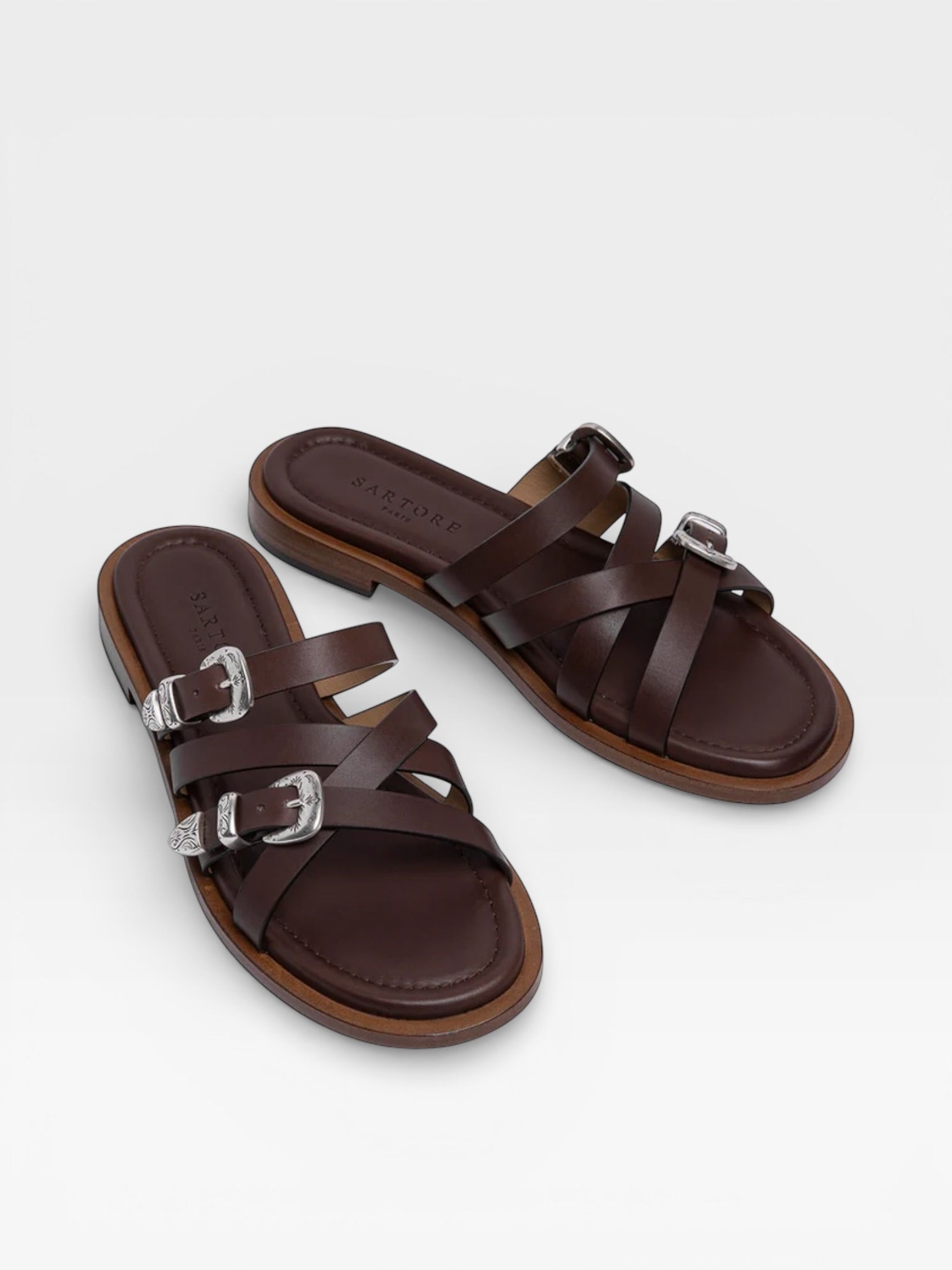 Sartore Slides Sr4916 Dark Brown