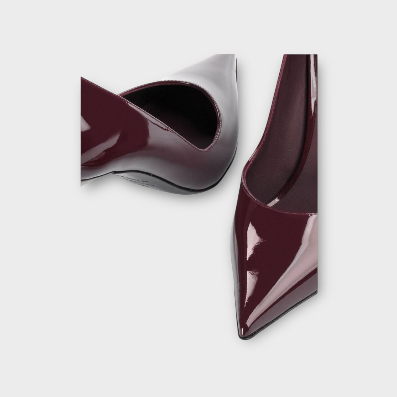 超美品　Dellalo Milano Le Silla Pumps Bella 60 Burgundy – Azur Shoes
