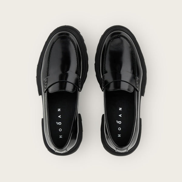 Hogan 10-Storey Loafers Black