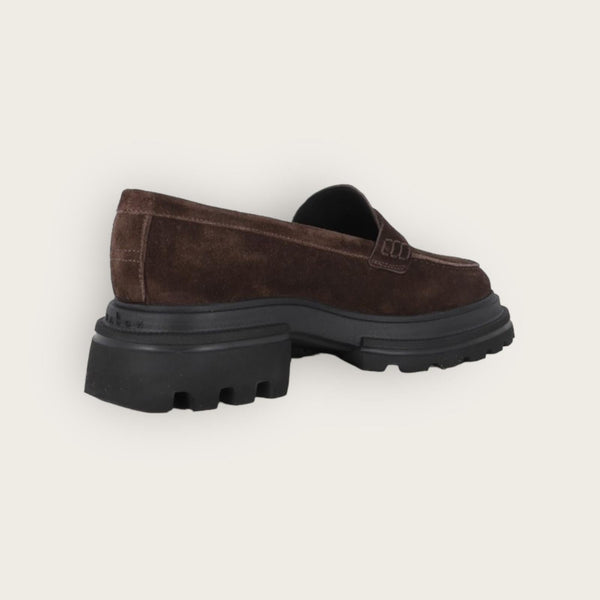 Hogan 10-Storey Loafers Brown