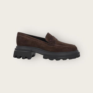 Hogan 10-Storey Loafers Brown