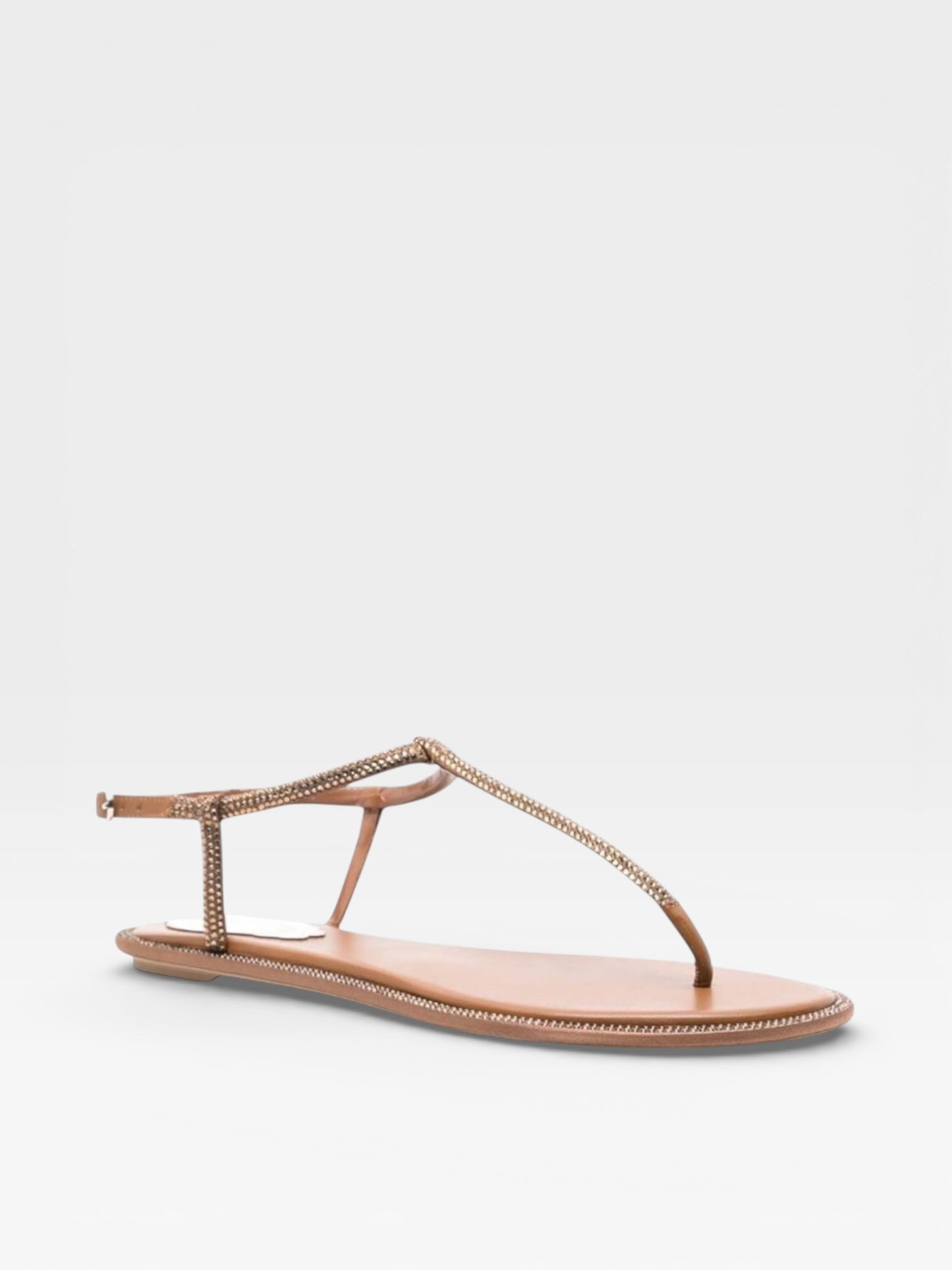 René Caovilla Sandals Diana Crystal Brown