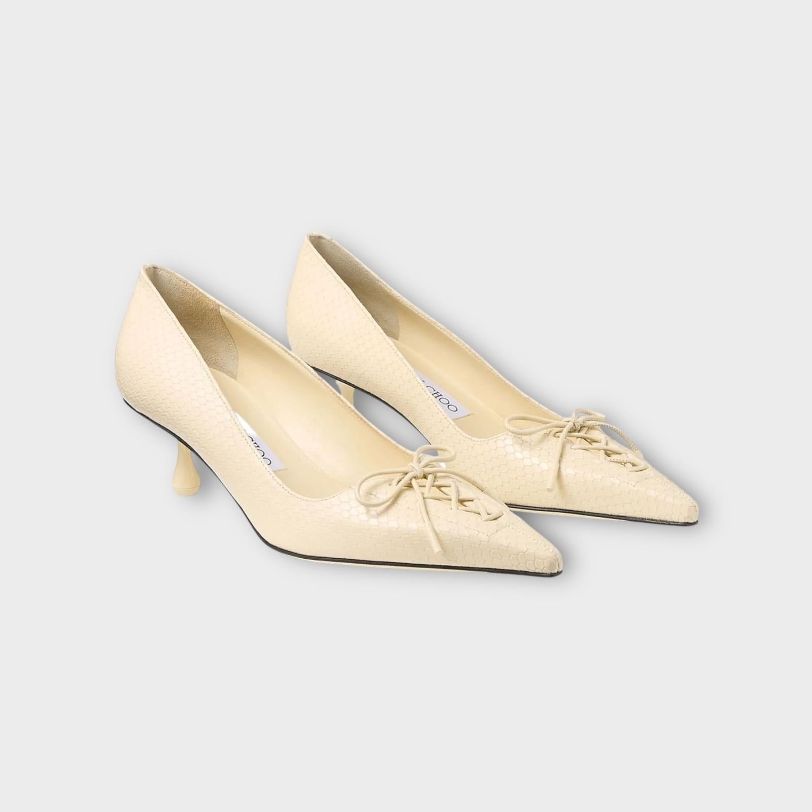 Jimmy Choo Pumps Scarlet 50 Buttermilk