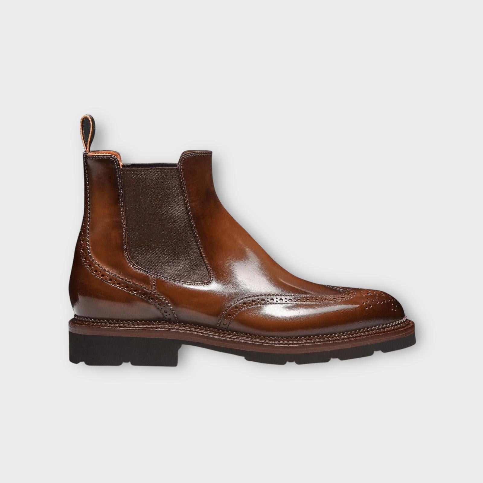Santoni Chelsea Boots Brown