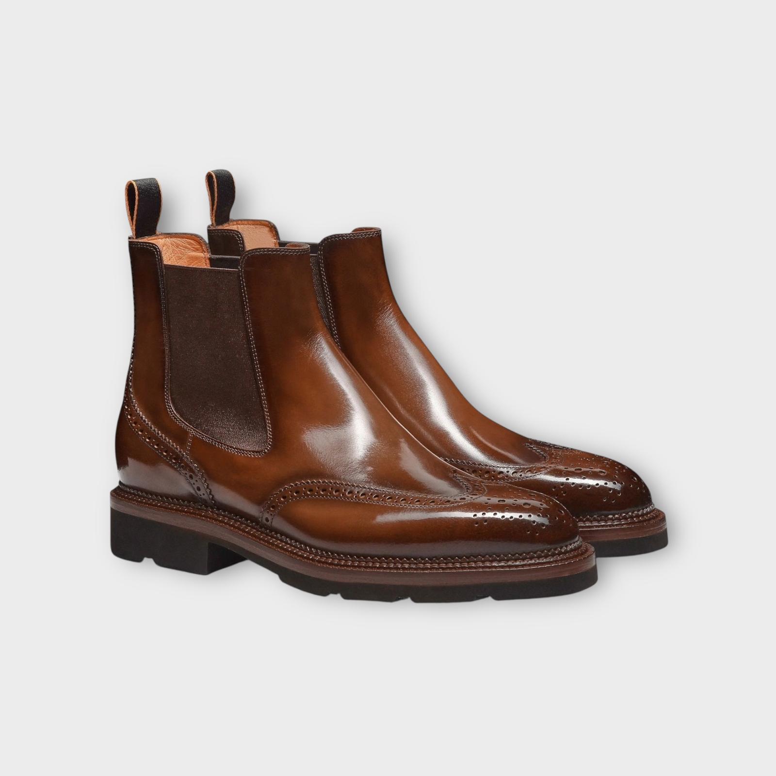 Santoni Chelsea Boots Brown