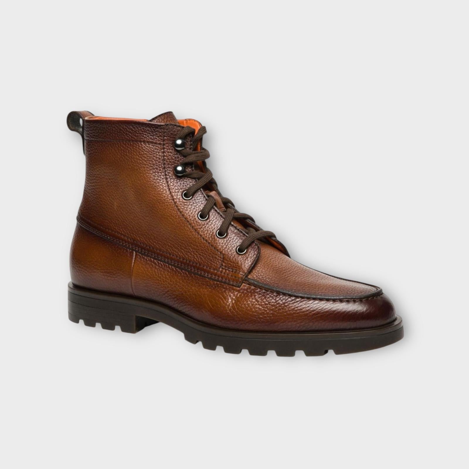 Santoni Boots Rock Work Brown