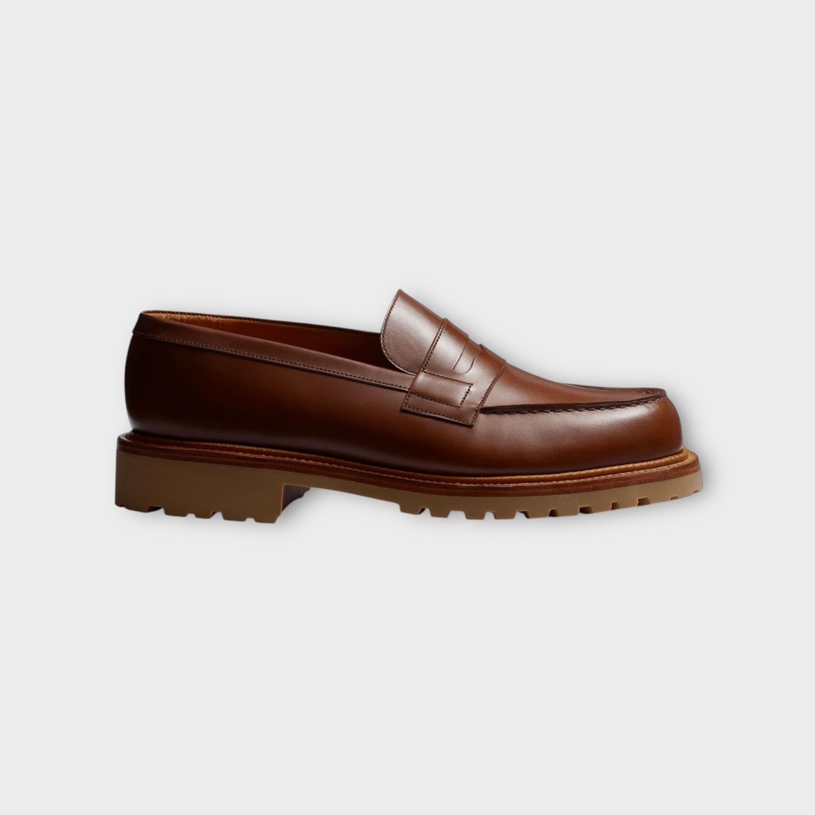 J.M. Weston Loafers Commando 180 Light Brown – Azur Shoes