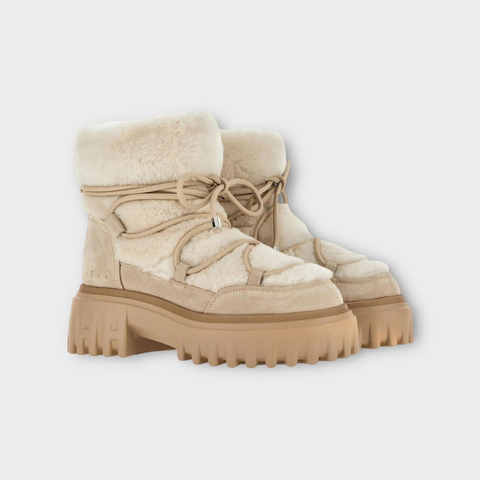 Hogan Boots H700 Beige