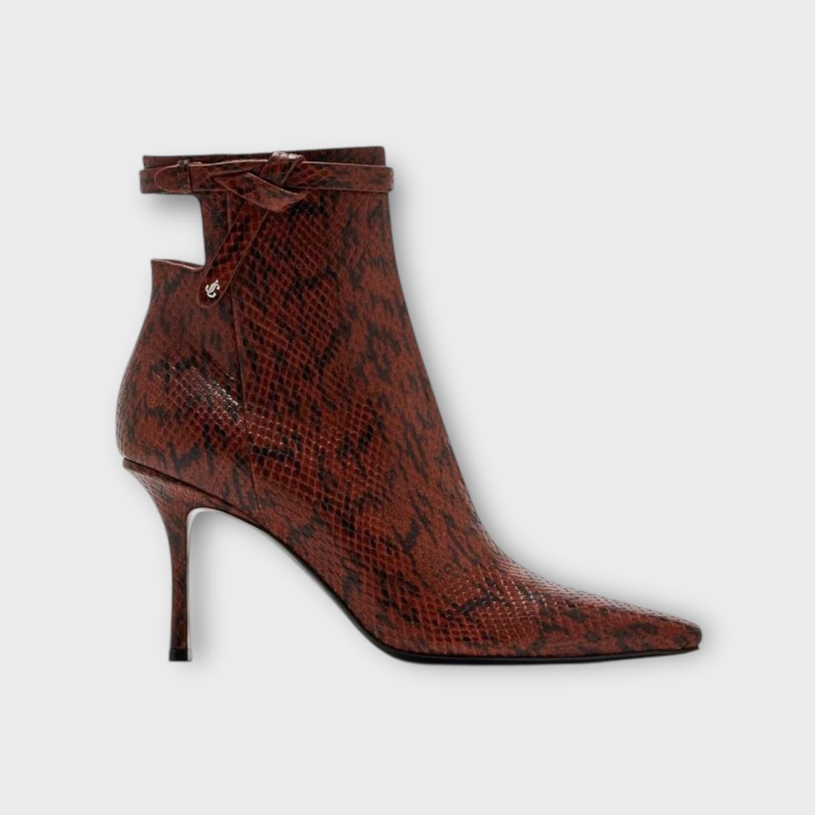Jimmy Choo Boots Camie 85 Cognac